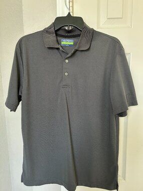 Ben Hogan Performance Men's Collared Polo Shirt - 3 Button - Gray - Size M